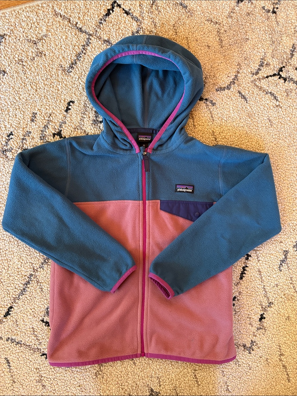Patagonia Kids Fleece Jacket xs (5/6) EUC